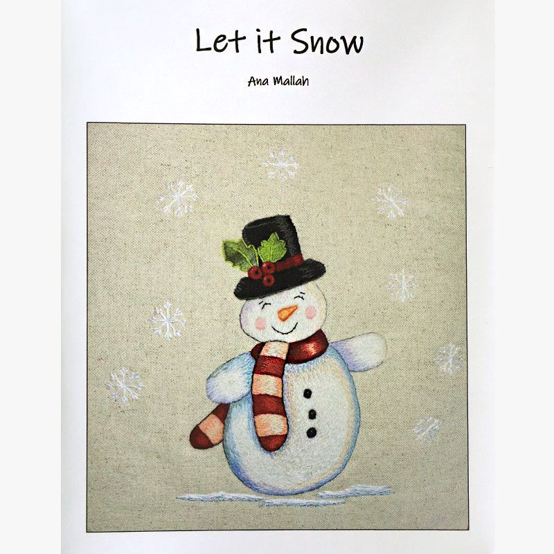 Ana Mallah Let it Snow Christmas Snowman pattern