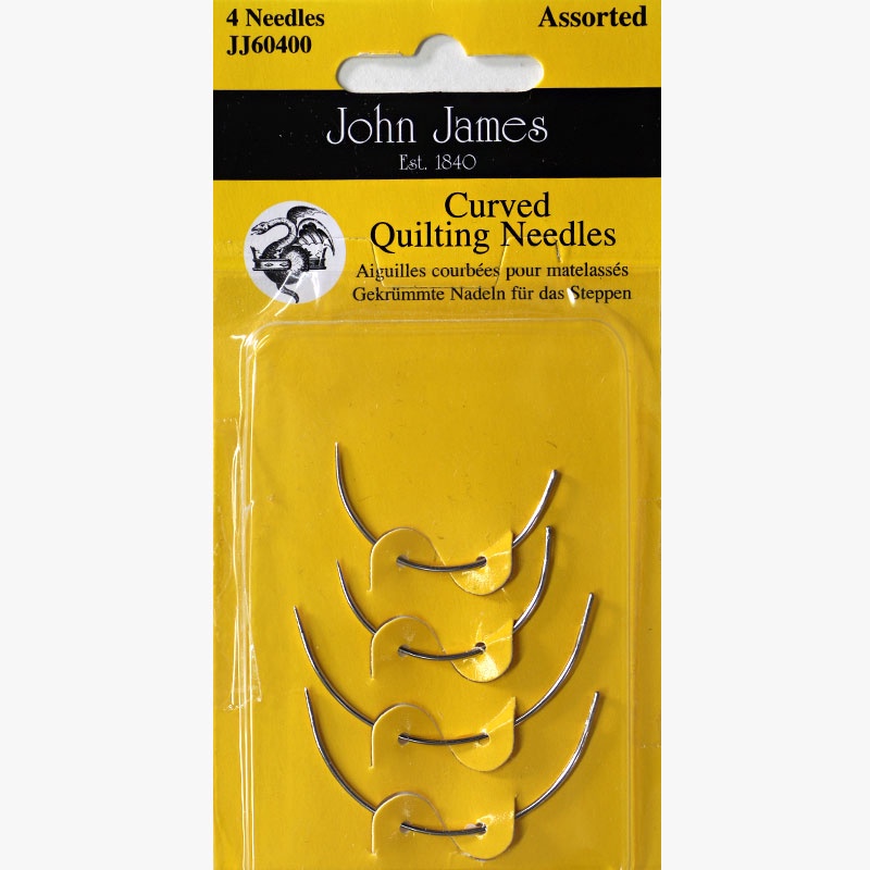 John James Curved Quilting Needles - Assorted