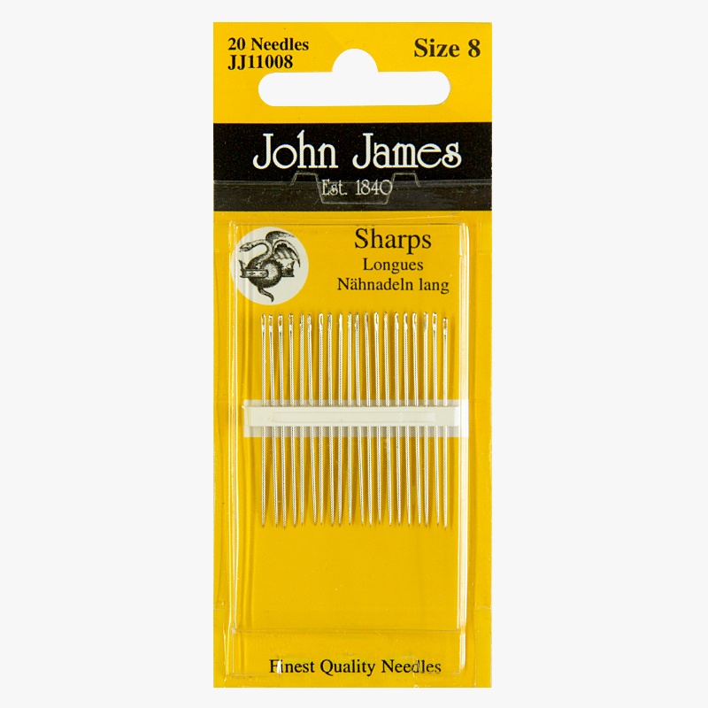 John James Sharps Needles Size 8