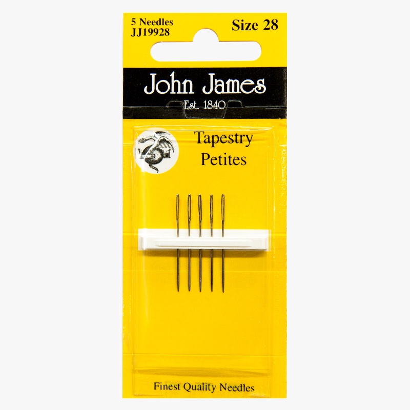 John James Tapestry PETITES Needles Size 28