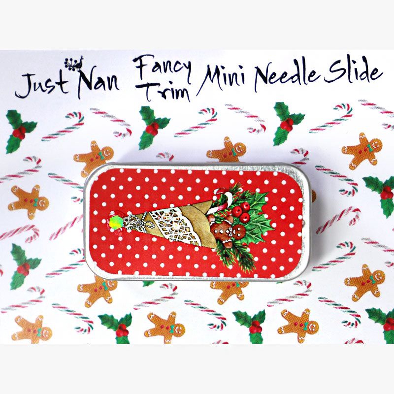 Just Nan Mini Needle Slide Gingerbread Bouquet Fancy Trim