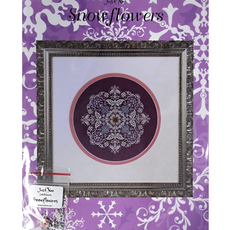 Just Nan Snowflowers Cross Stitch Pattern