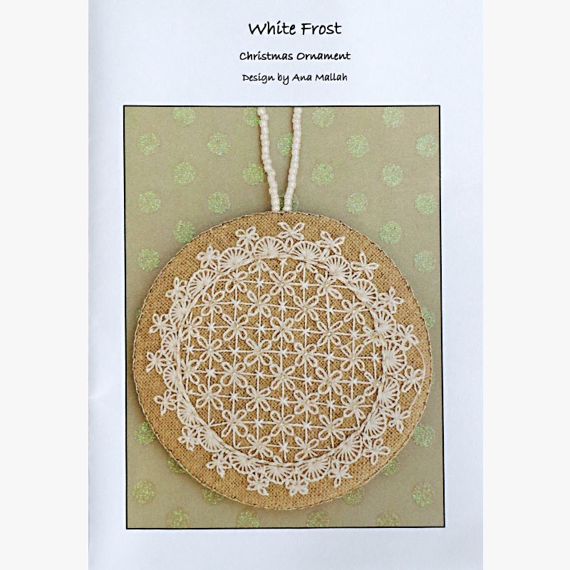 Ana Mallah White Frost Christmas Ornament