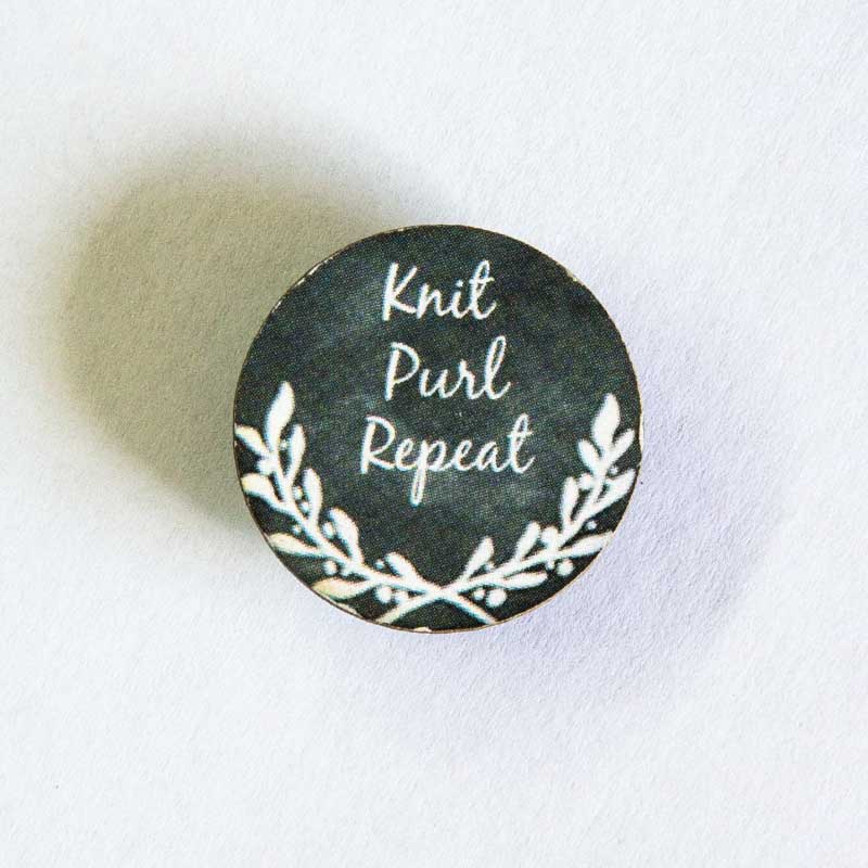 Kelmscott Knit Purl Repeat Needle Minder