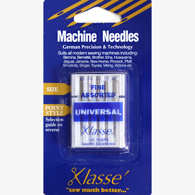 Klasse Machine Needles Assorted