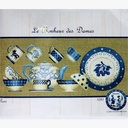 Le Bonheur des Dames Cross Stitch KitSamplers Tea pot & cups & saucers in blue 1081
