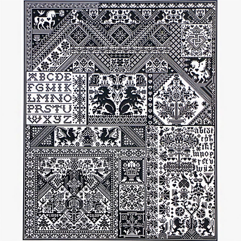 Long Dog Samplers Death By Cross Stitch