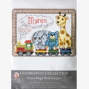 My Cross Stitch Animal Magic Birth Sampler