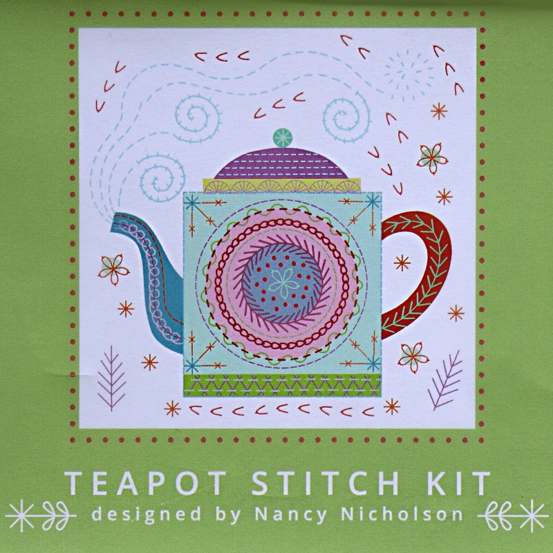 Nancy Nicholson Teapot Embroidery Kit