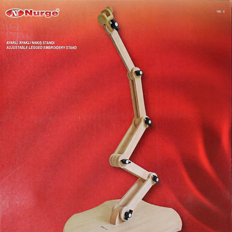 Nurge Adjustable 5 Hinged Embroidery Hoop Stand