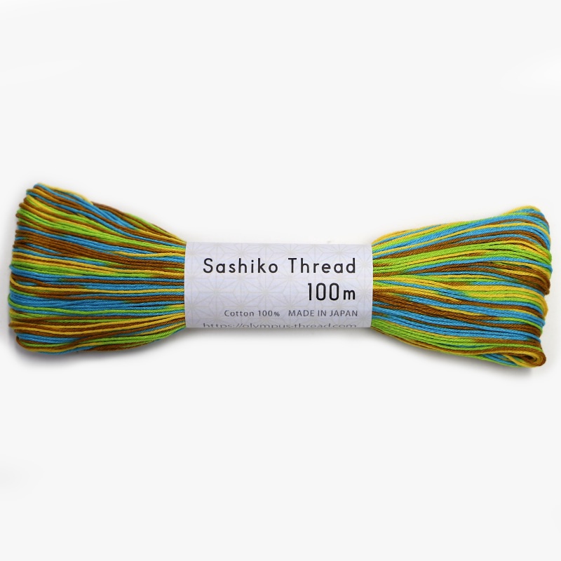 Olympus Sashiko Thread 171 Variegated Multi