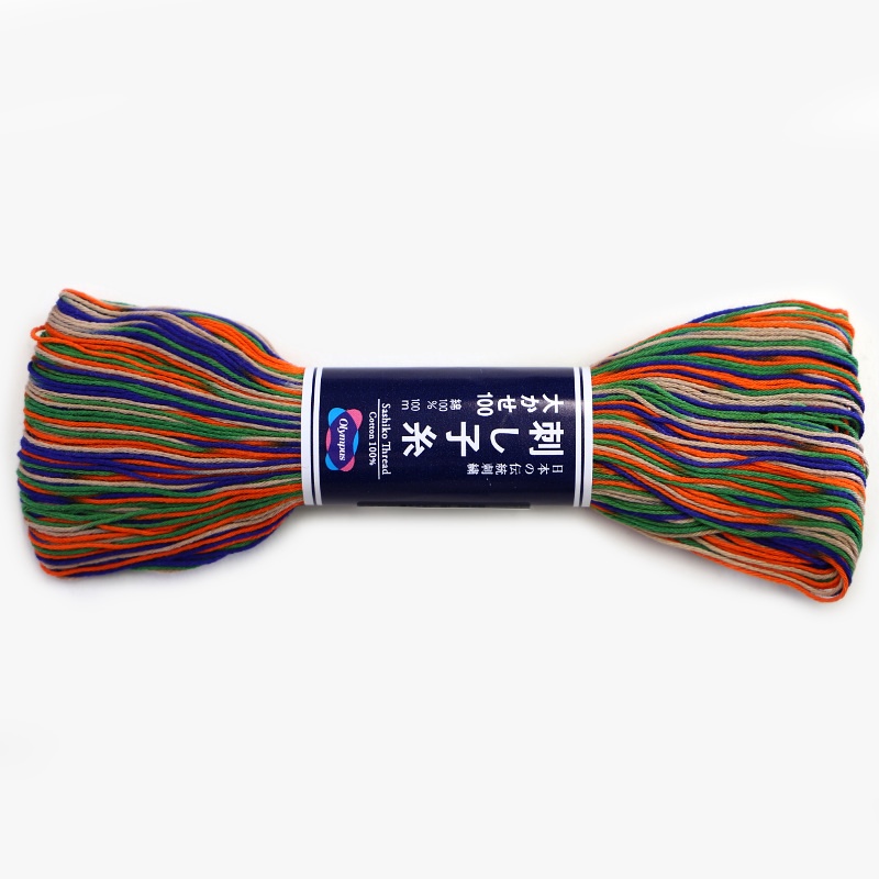 Olympus Sashiko Thread 172 Variegated Multi