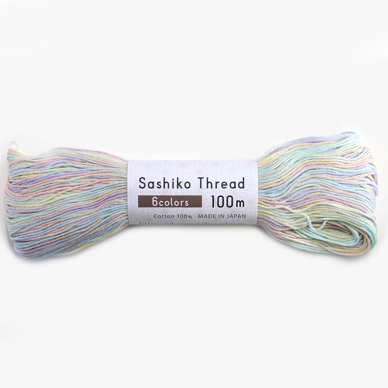 Olympus Sashiko Thread 302 Gumball Pastel
