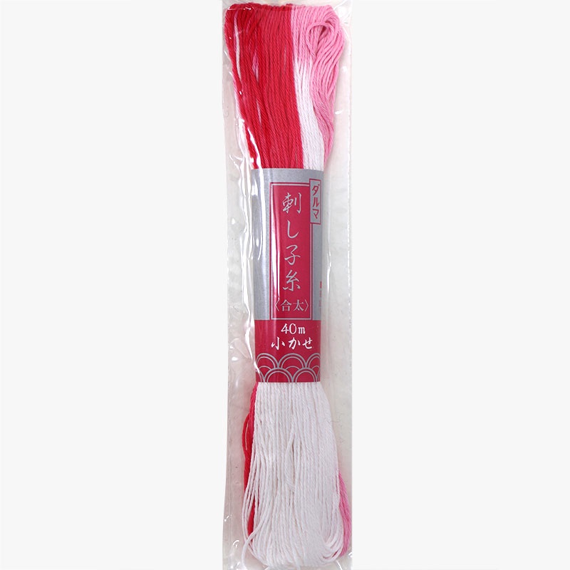 Olympus Sashiko Thread 51 Pink/White