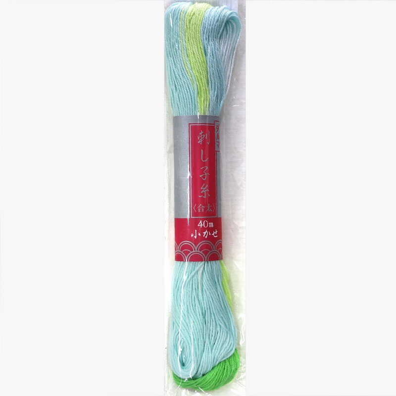 Olympus Sashiko Thread 52 Green/Blue