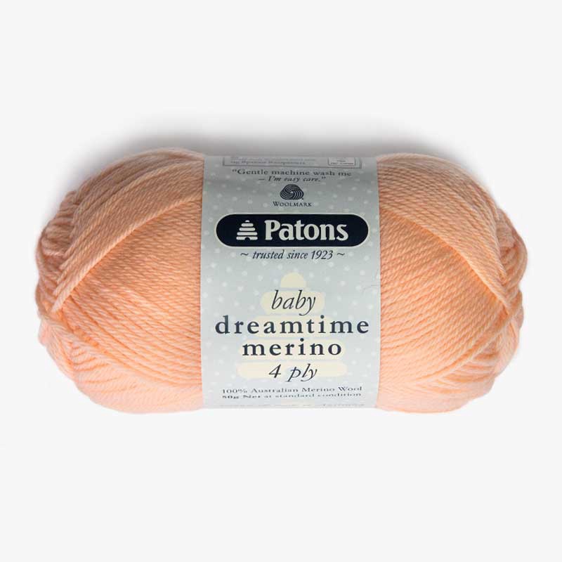 Patons Baby Dreamtime Merino 4 Ply Wool 3906 Apricot