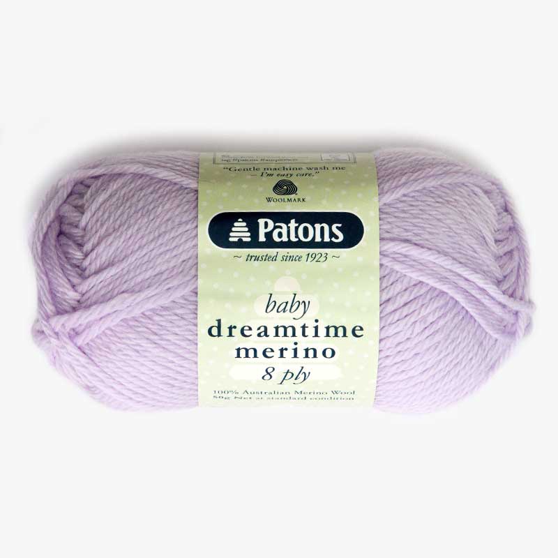 Patons Baby Dreamtime Merino 8 Ply Wool 0023 Orchid Mist
