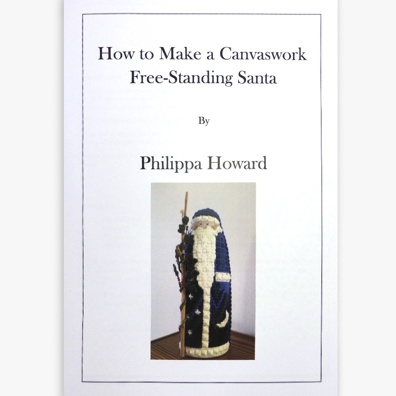 Phillipa Howard How To Make A Canvaswork Freestanding Santa