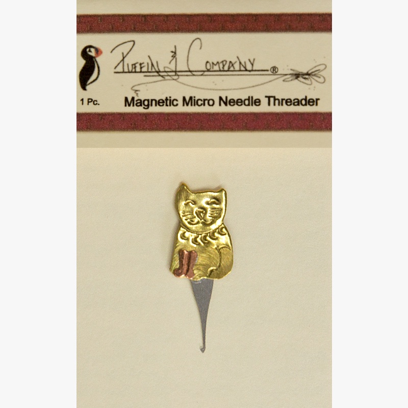 Puffin & Co Magnetic Needle Threader Cat