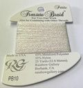 Rainbow Gallery Petite Treasure Braid PB10 White Pearl