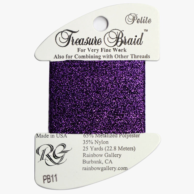 Rainbow Gallery Petite Treasure Braid PB11 Purple