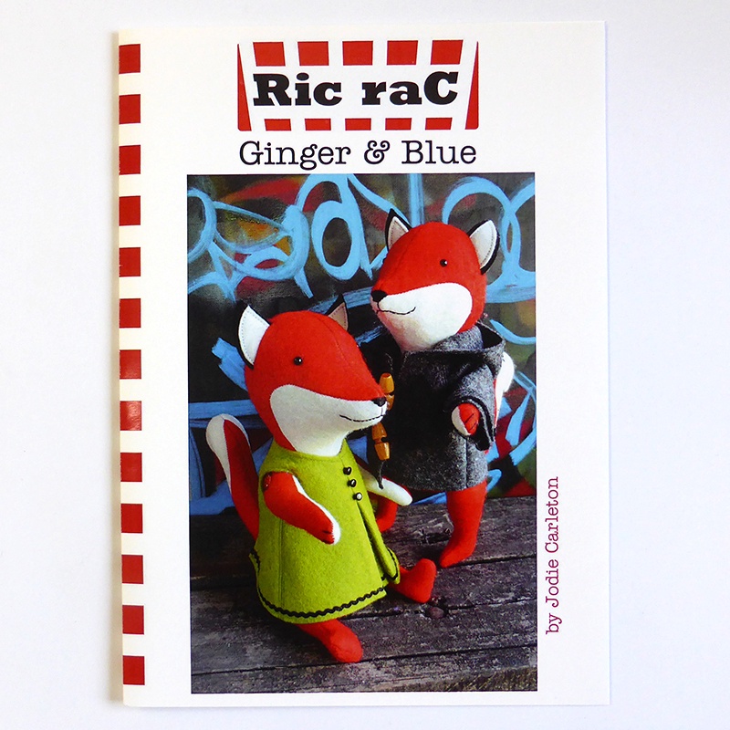 Ric RaC Ginger and Blue Pattern