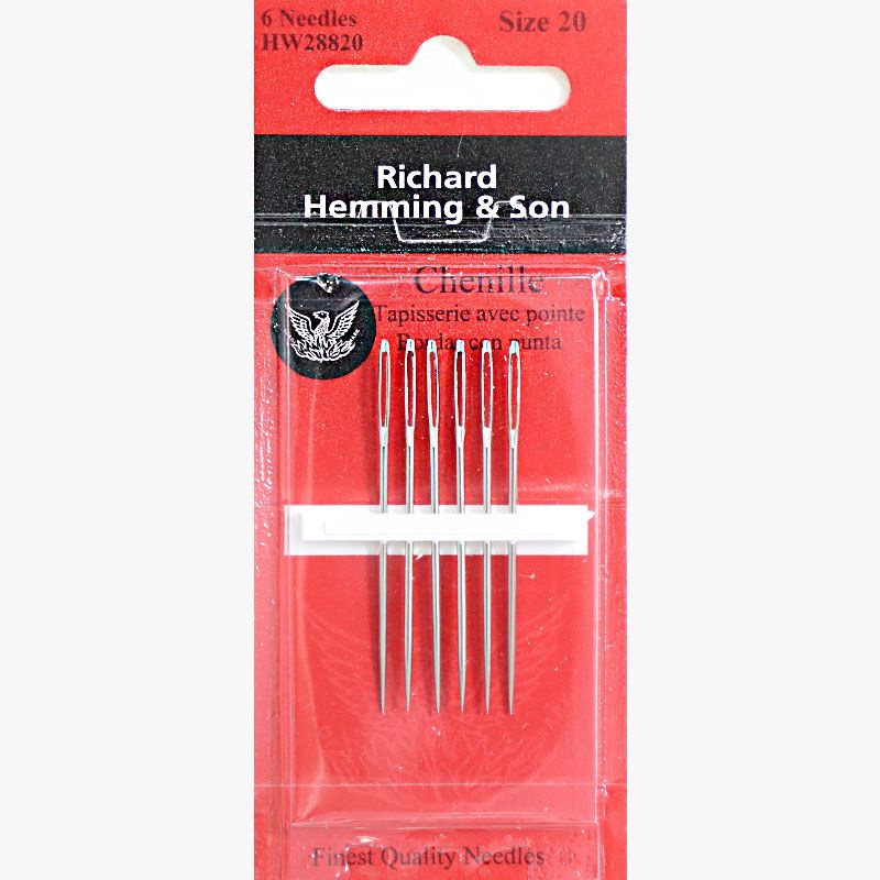 Richard Hemming Chenille Needles Size 20