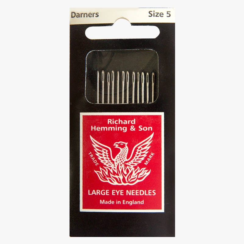 Richard Hemming Darners Needles Short Size 5
