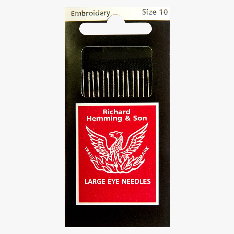 Richard Hemming Embroidery / Crewel Needles Size 10