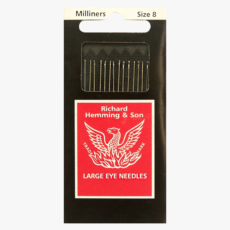 Richard Hemming Milliners Needles Size 8