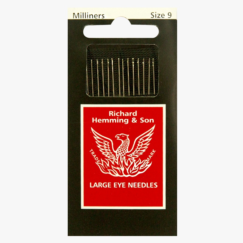 Richard Hemming Milliners Needles Size 9