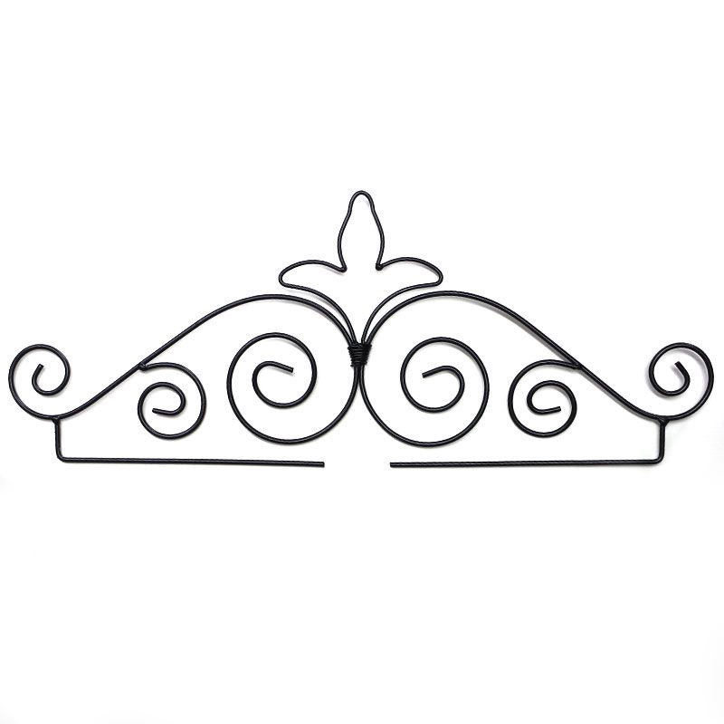 Rico Fleur de Lis Hanger Black 31 cm