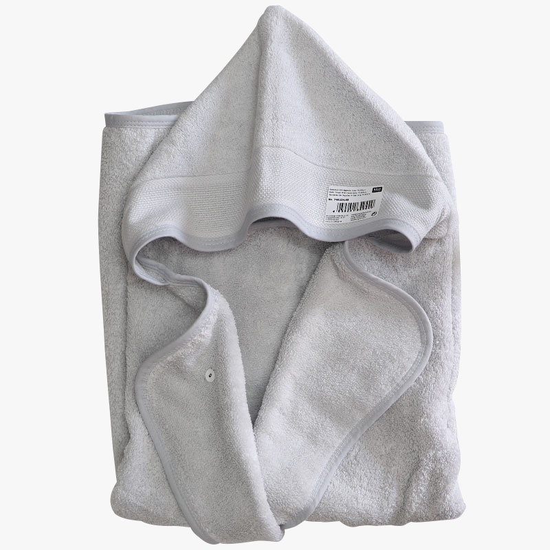 Rico Hooded Bath Towel White