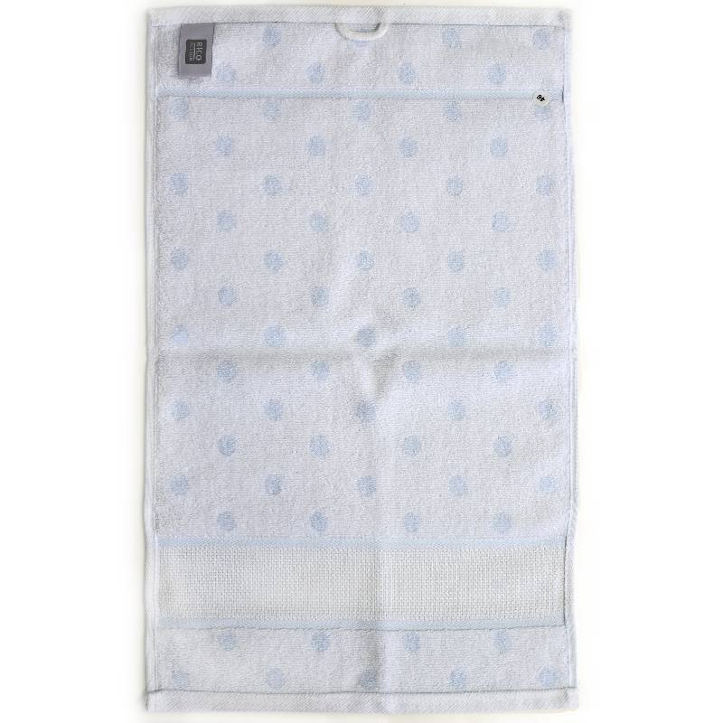 Rico Spotted Hand Towel Blue with White