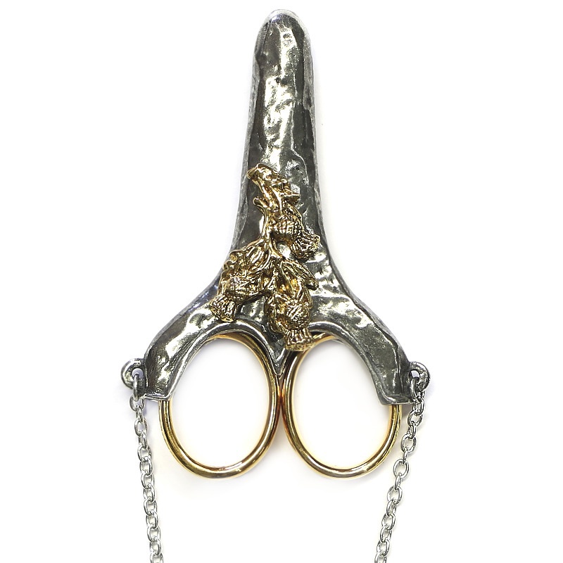 Simply Scissors Scottish Thistle Chatelaine 2 3/4"