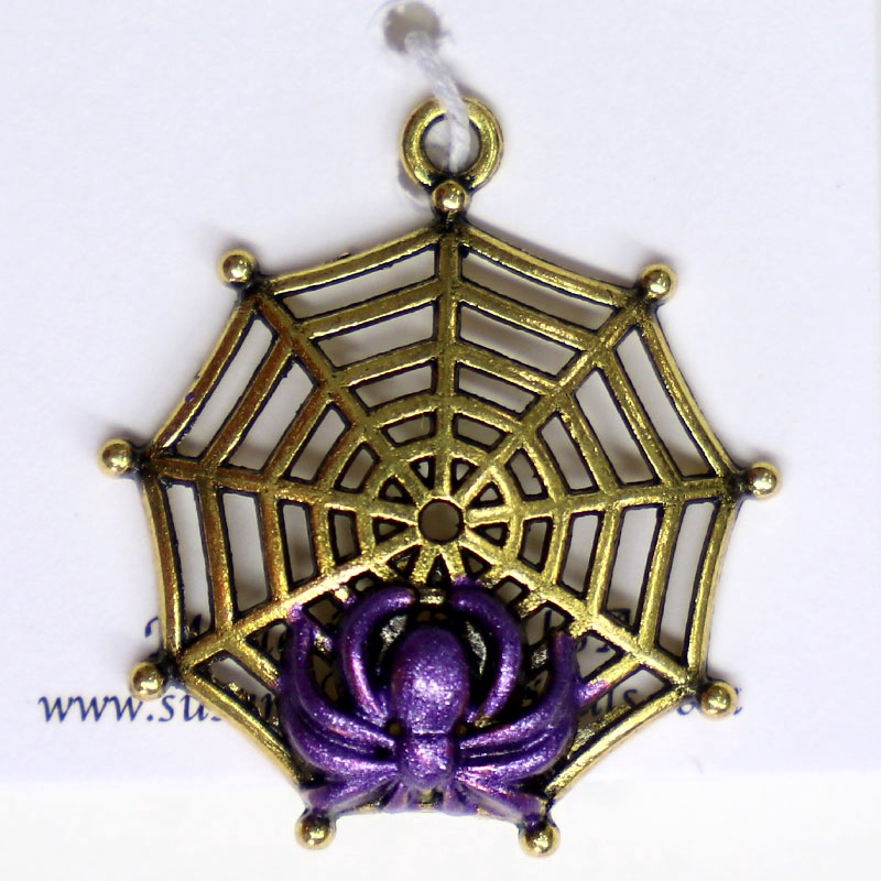 Susan Clarke Charm 1699 Spider In Web