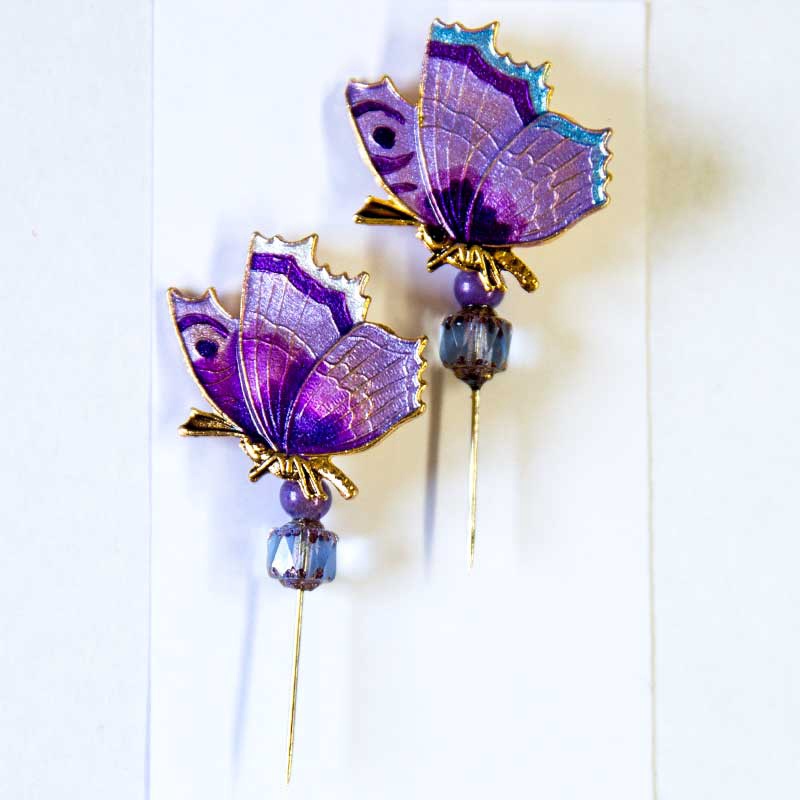 Susan Clarke Pin 3013 Butterfly (Purple)