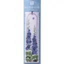 Textile Heritage Bookmark Kit Delphiniums