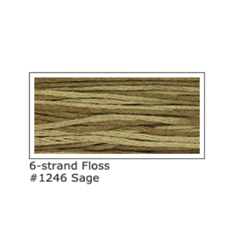 Weeks Dye Works Stranded Floss 1246 Sage