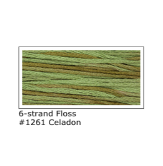 Weeks Dye Works Stranded Floss 1261 Celadon