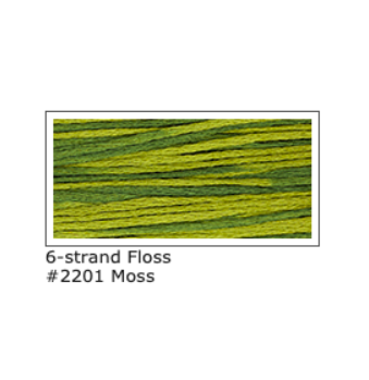 Weeks Dye Works Stranded Floss 2201 Moss