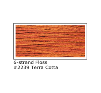 Weeks Dye Works Stranded Floss 2239 Terra Cotta
