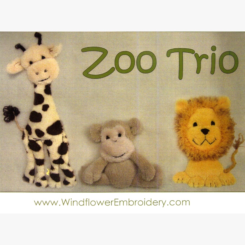 Windflower Zoo Trio Pattern Pack