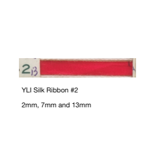 YLI Pure Silk Ribbon 2mm 002