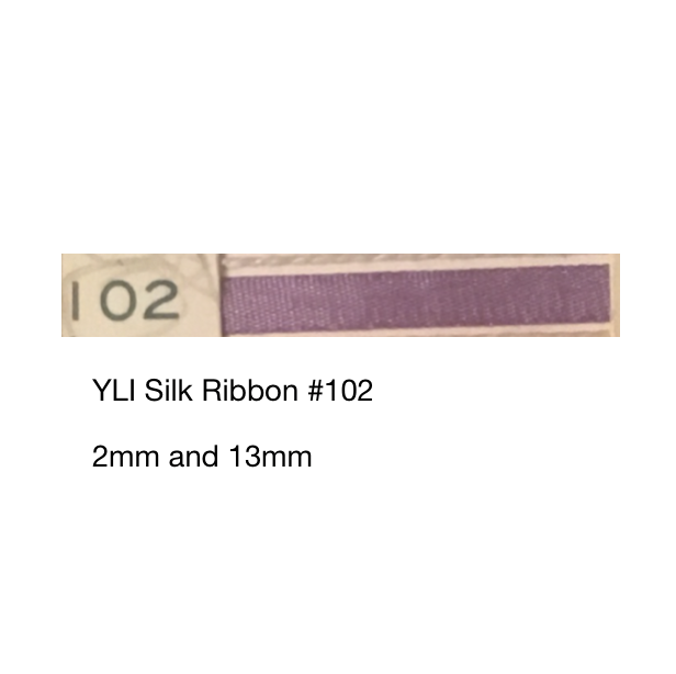 YLI Pure Silk Ribbon 7mm 102
