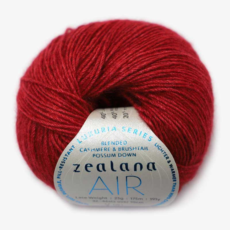 Zealana Air Wool A02 Tuscan Red