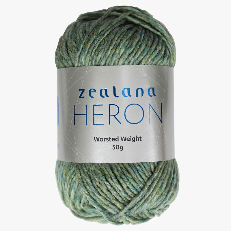 Zealana Heron Worsted 8 Ply Wool H03 Lichen