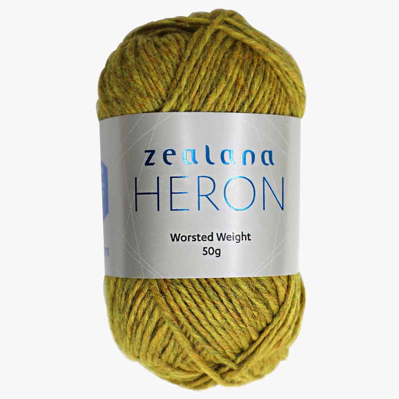 Zealana Heron Worsted 8 Ply Wool H12 Honey
