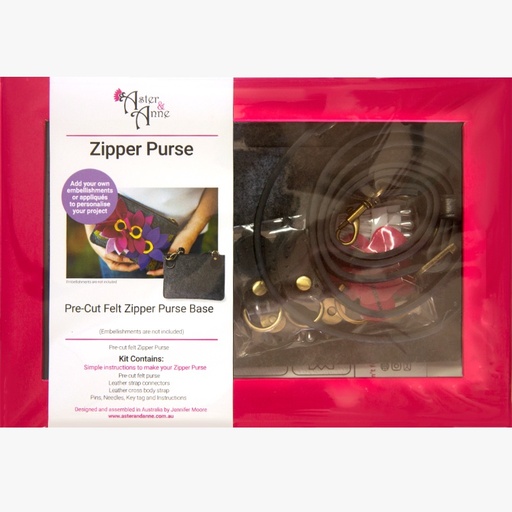 [asterannezipperpurse] Aster & Anne Zipper Purse