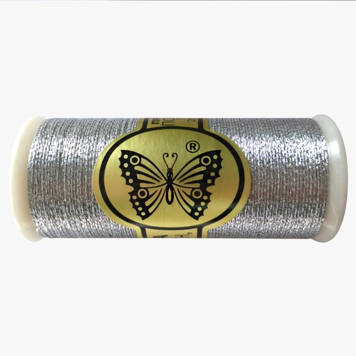 [AuPapillonThreadreelDkSilvermetallicthread] Au Papillon Thread Reel 101 Dark Silver